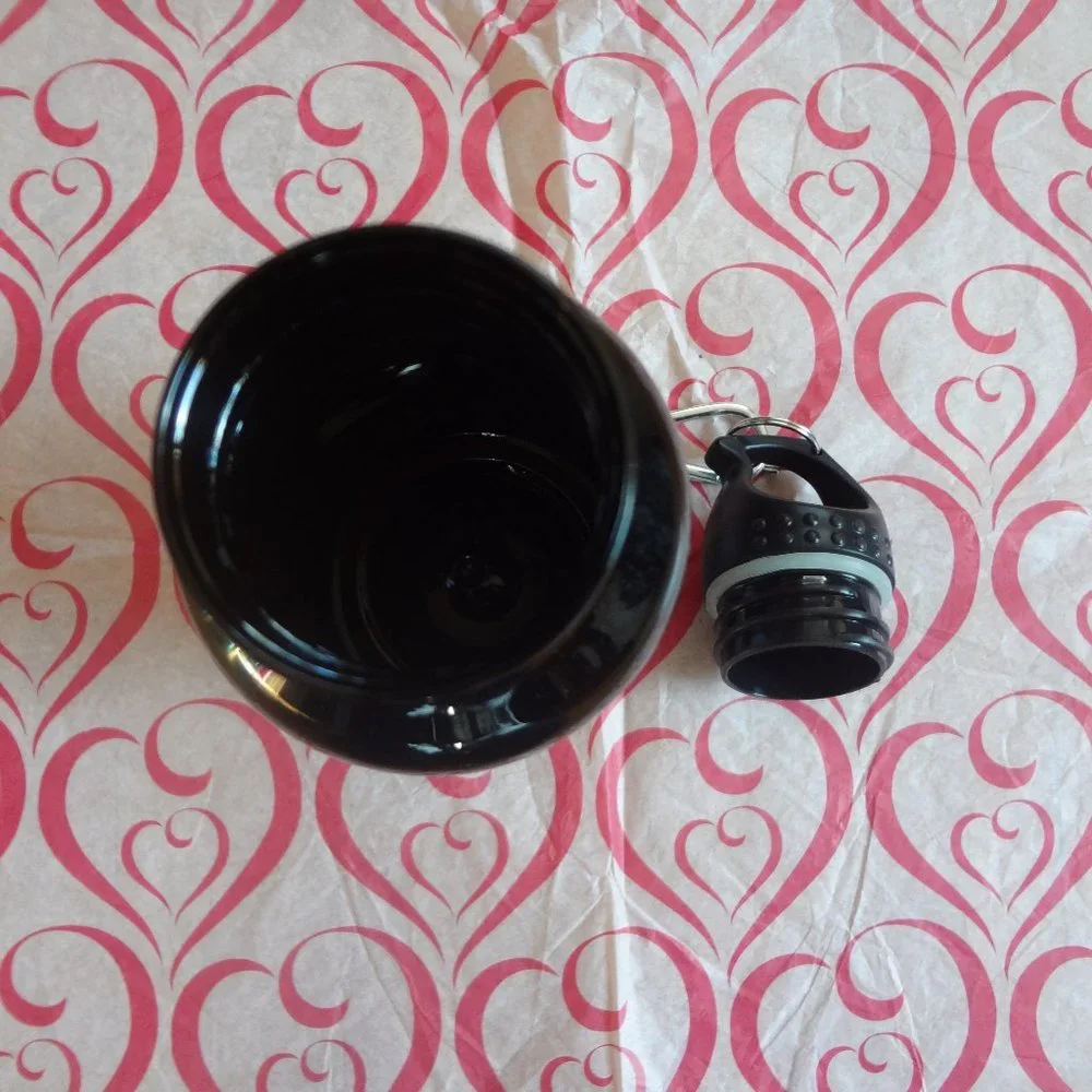 🆕 PINK victoria's secret polka black white polka dot water bottle Sold out! - Picture 6 of 6